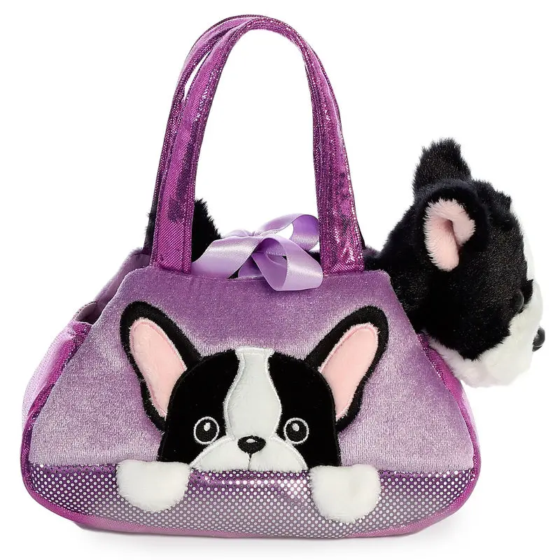Fancy Pal Mauve Bulldog plüssfigura 21cm termékfotó