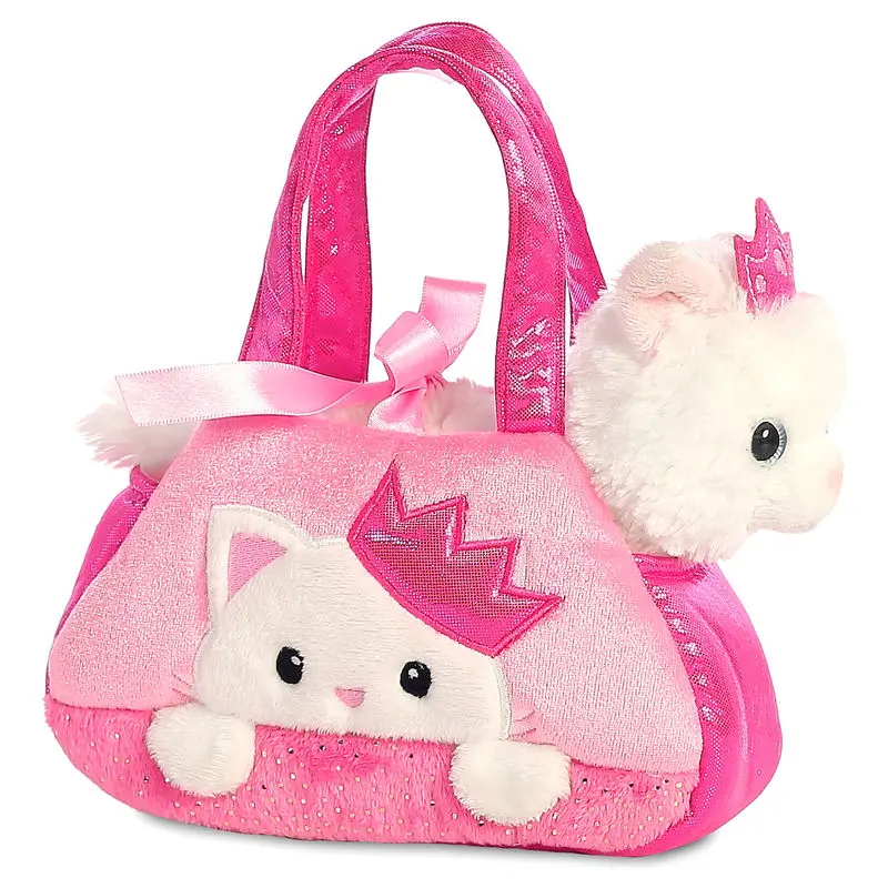 Fancy Pal Pink Cat soft plush toy handbag 21cm termékfotó