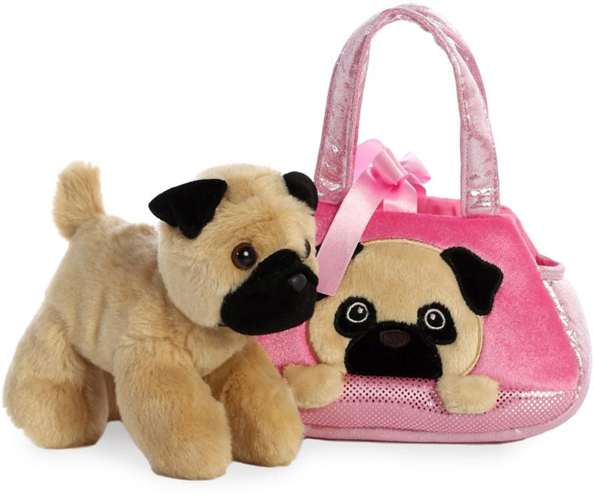 Fancy Pal Pug plüssfigura 21cm termékfotó