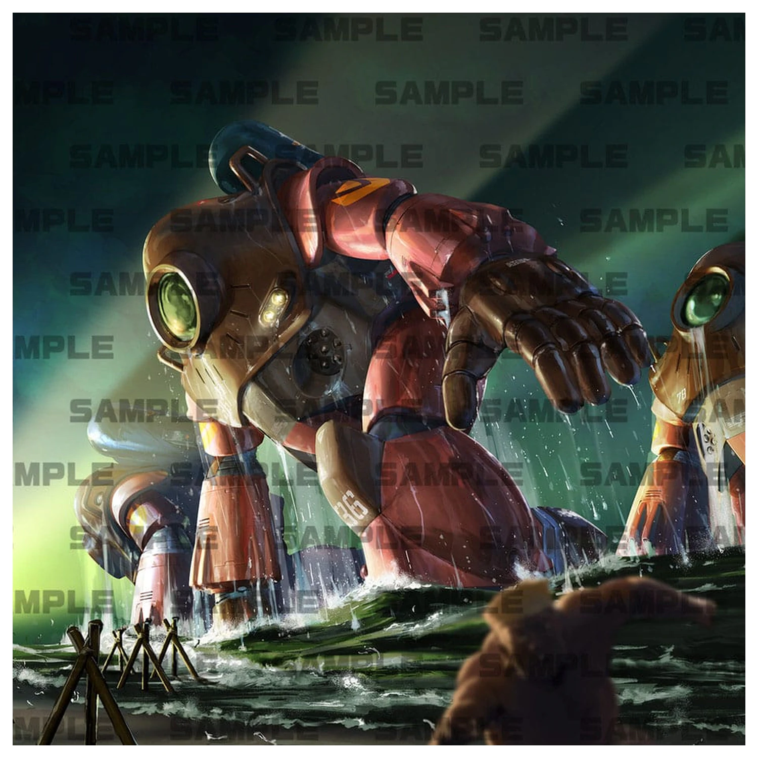 Fang of the Sun Dougram Combat Armors MAX 12 1/72 Soltic H404S Mackerel Műanyag modell készlet 12 cm termékfotó