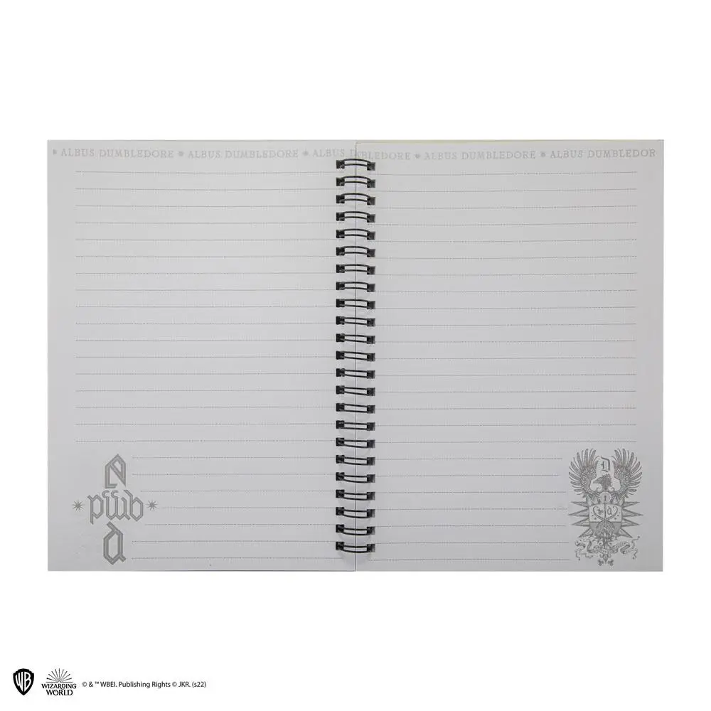 Fantastic Beasts Albus Dumbledore A5 jegyzetfüzet termékfotó