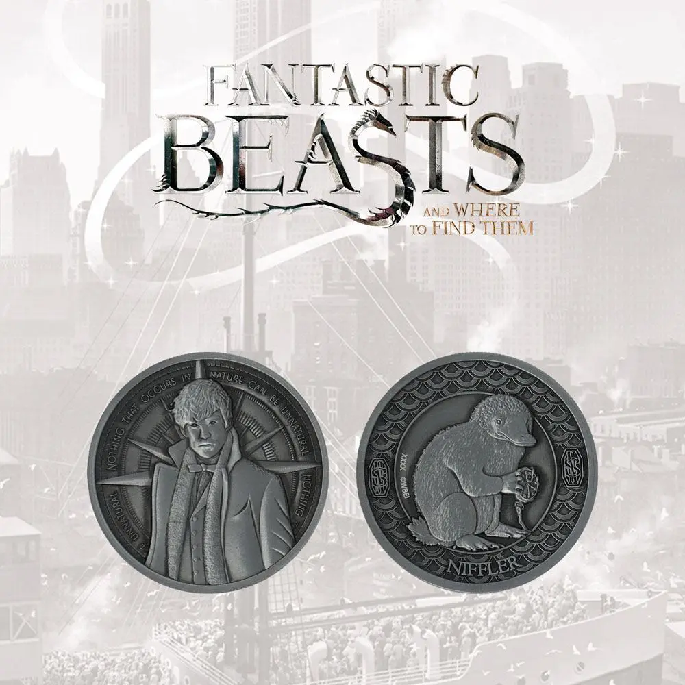 Fantastic Beasts Newt &amp; Niffler Gyűjthető érme Limitált kiadás termékfotó