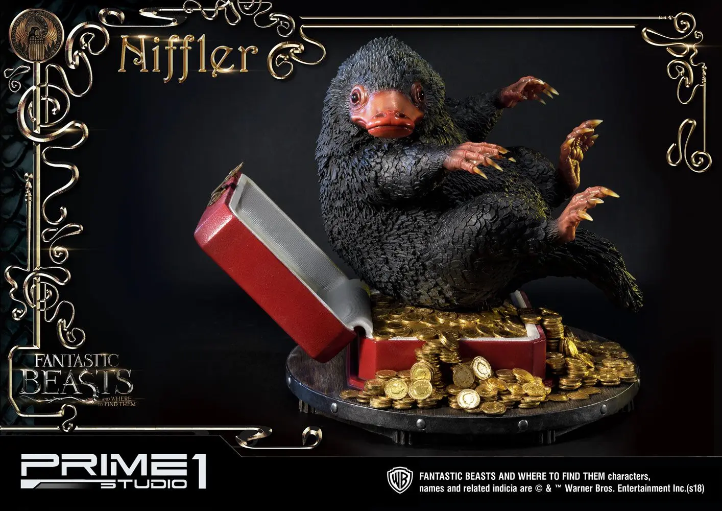 Fantastic Beasts Niffler szobor figura 40 cm termékfotó