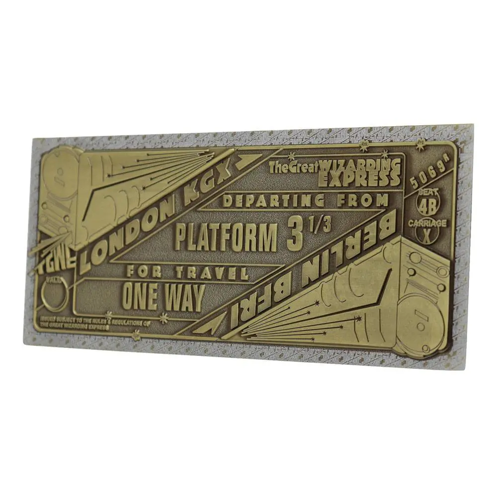 Fantastic Beasts Replica The Great Wizarding Express Limited Edition Train Ticket termékfotó