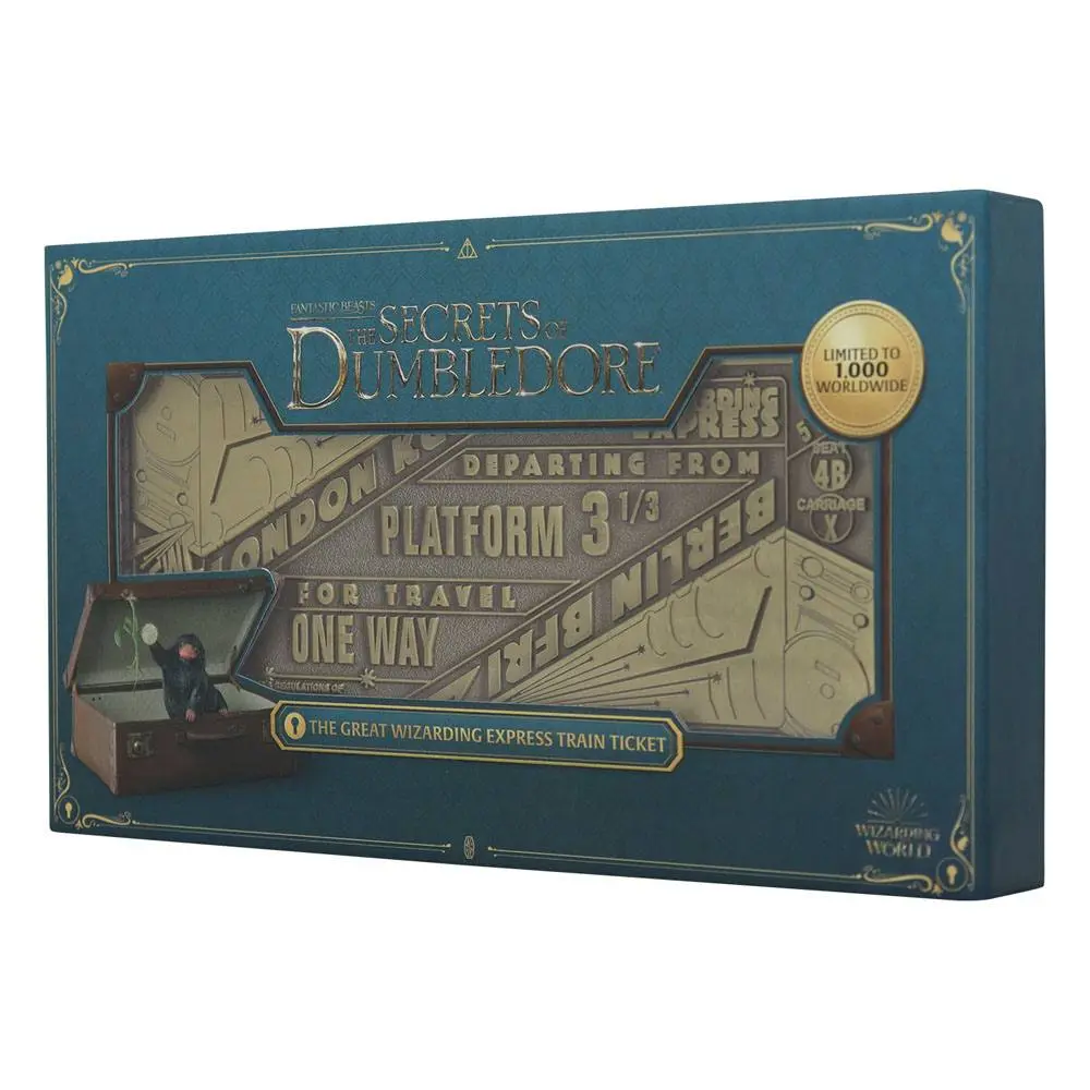 Fantastic Beasts Replica The Great Wizarding Express Limited Edition Train Ticket termékfotó