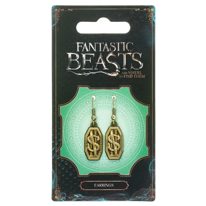 Fantastic Beasts Tarajos Gőte Scamander Logós fülbevalók termékfotó