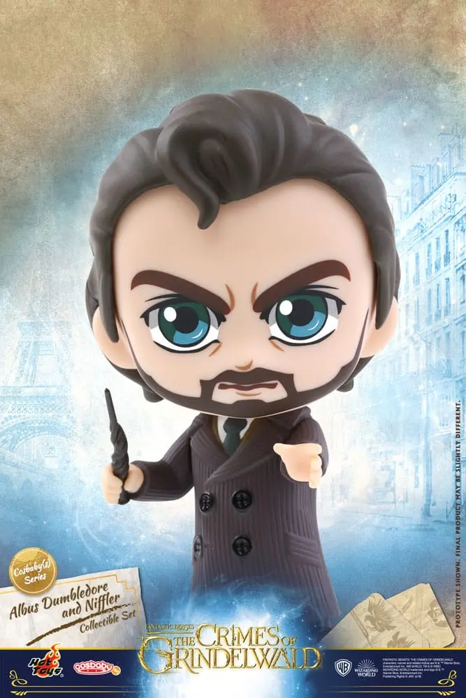 Fantastic Beasts: The Crimes of Grindelwald Cosbaby (S) Mini figurák Albus Dumbledore &amp; Niffler 10 cm termékfotó