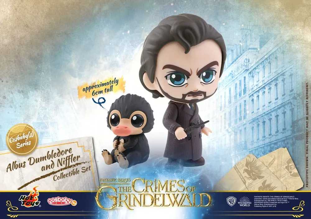 Fantastic Beasts: The Crimes of Grindelwald Cosbaby (S) Mini figurák Albus Dumbledore &amp; Niffler 10 cm termékfotó