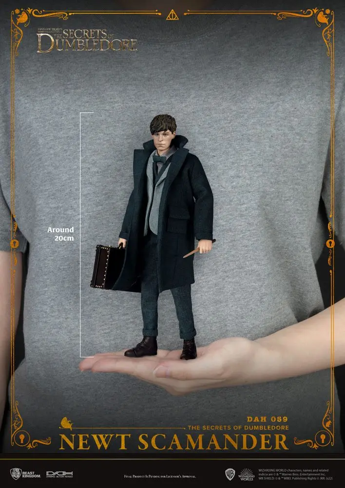 Fantastic Beasts: The Secrets of Dumbledore Dynamic 8ction Heroes akciófigura 1/9 Newt Scamander 20 cm termékfotó