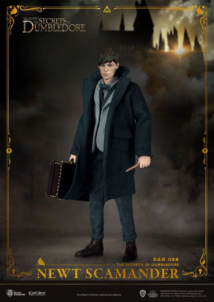 Fantastic Beasts: The Secrets of Dumbledore Dynamic 8ction Heroes akciófigura 1/9 Newt Scamander 20 cm termékfotó