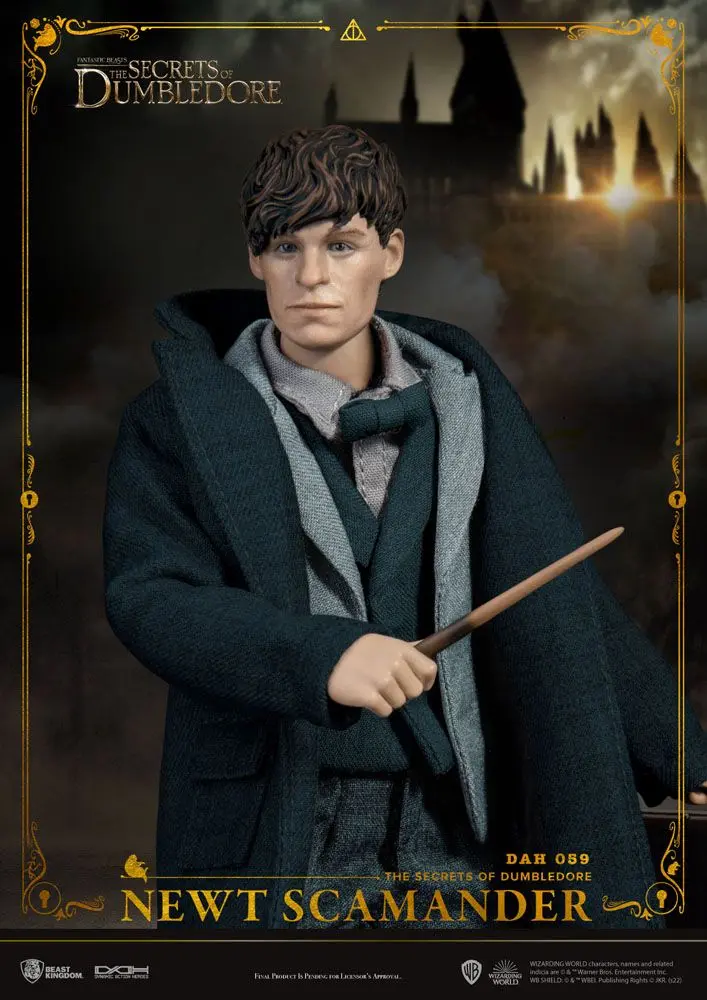 Fantastic Beasts: The Secrets of Dumbledore Dynamic 8ction Heroes akciófigura 1/9 Newt Scamander 20 cm termékfotó