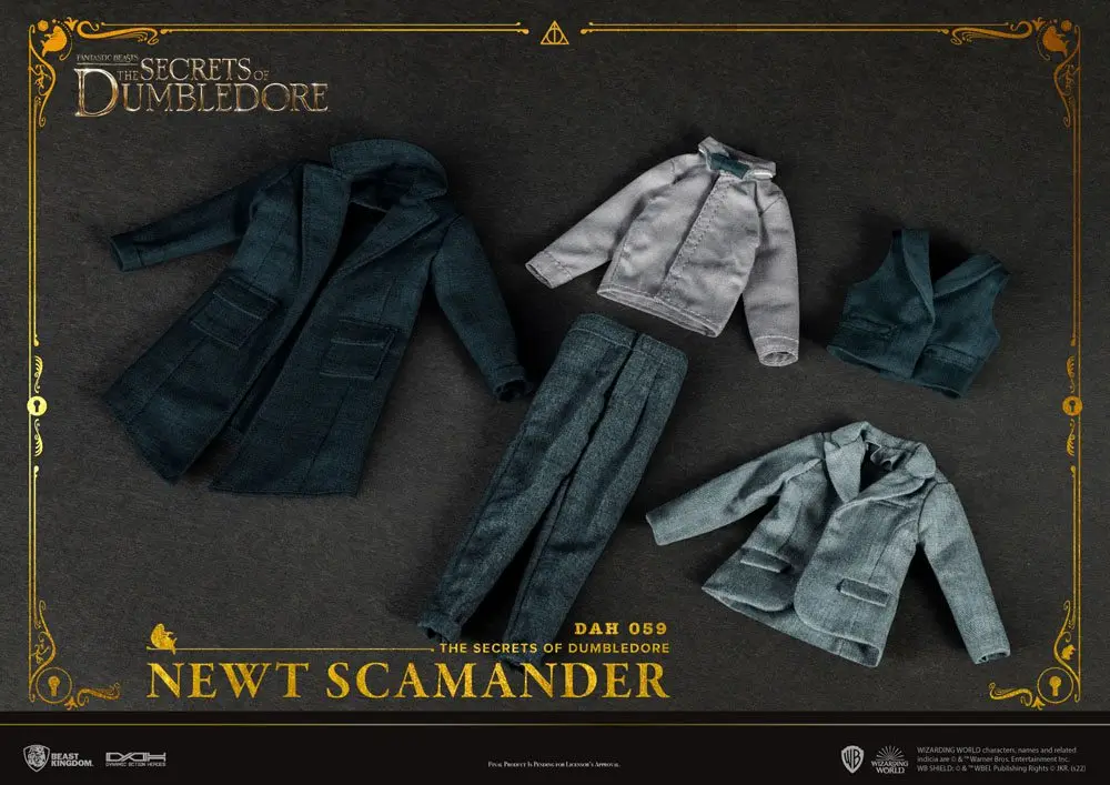 Fantastic Beasts: The Secrets of Dumbledore Dynamic 8ction Heroes akciófigura 1/9 Newt Scamander 20 cm termékfotó