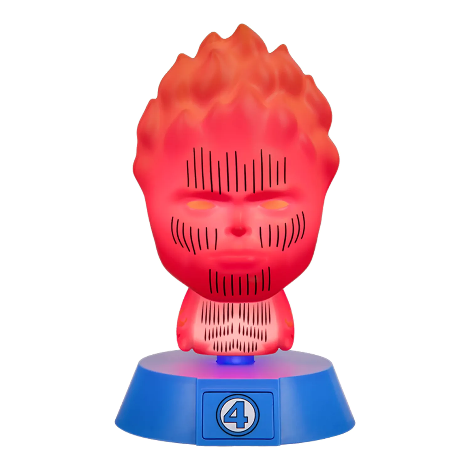 Fantastic Four Human Torch Icons lámpa 11 cm termékfotó