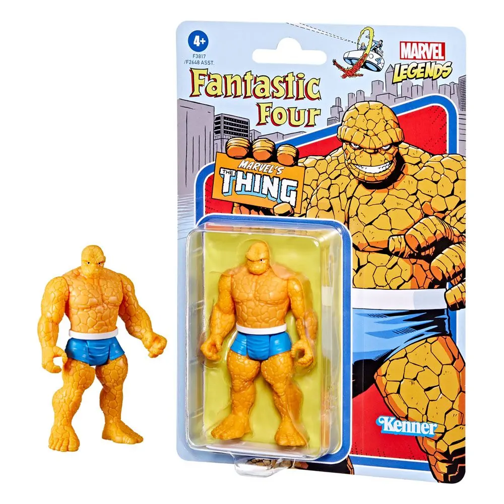 Fantastic Four Marvel Legends Retro Collection 2022 Marvel's The Thing akciófigura 10 cm termékfotó