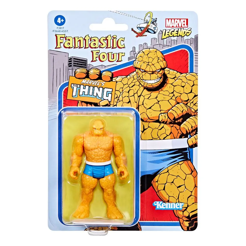 Fantastic Four Marvel Legends Retro Collection 2022 Marvel's The Thing akciófigura 10 cm termékfotó