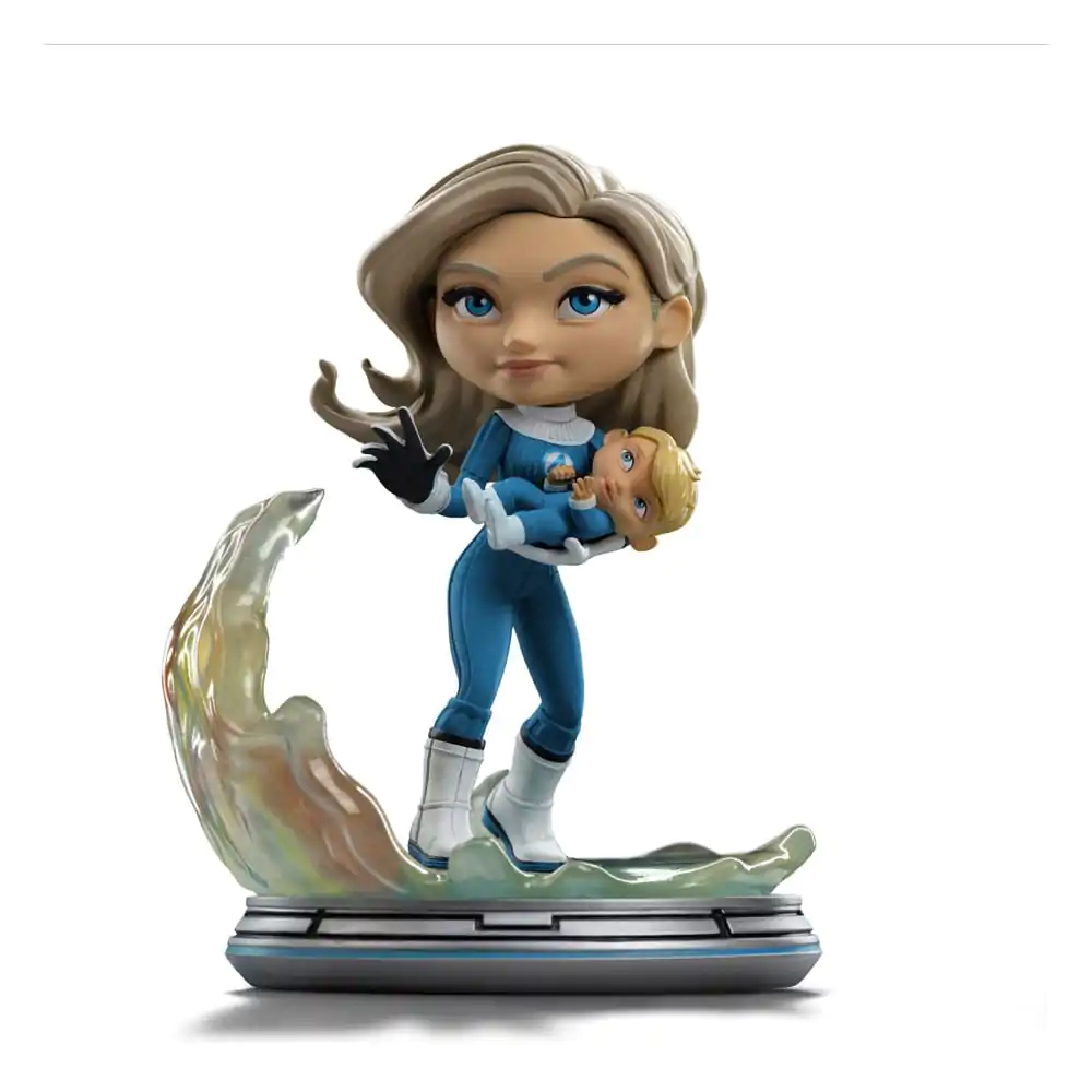 Fantastic Four Mini Co. PVC figura Invisible Woman and Franklin 15 cm termékfotó