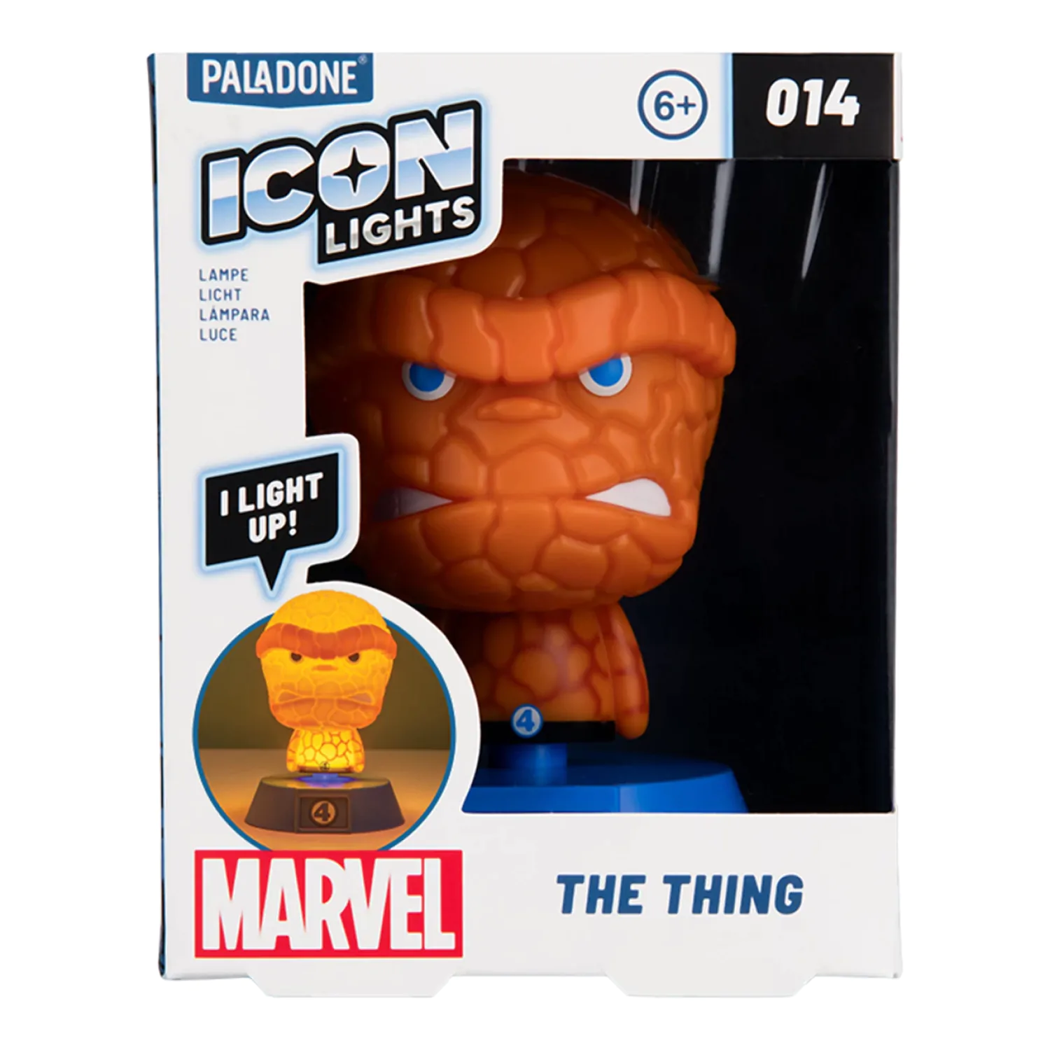 Fantastic Four The Thing Icons lámpa 11 cm termékfotó