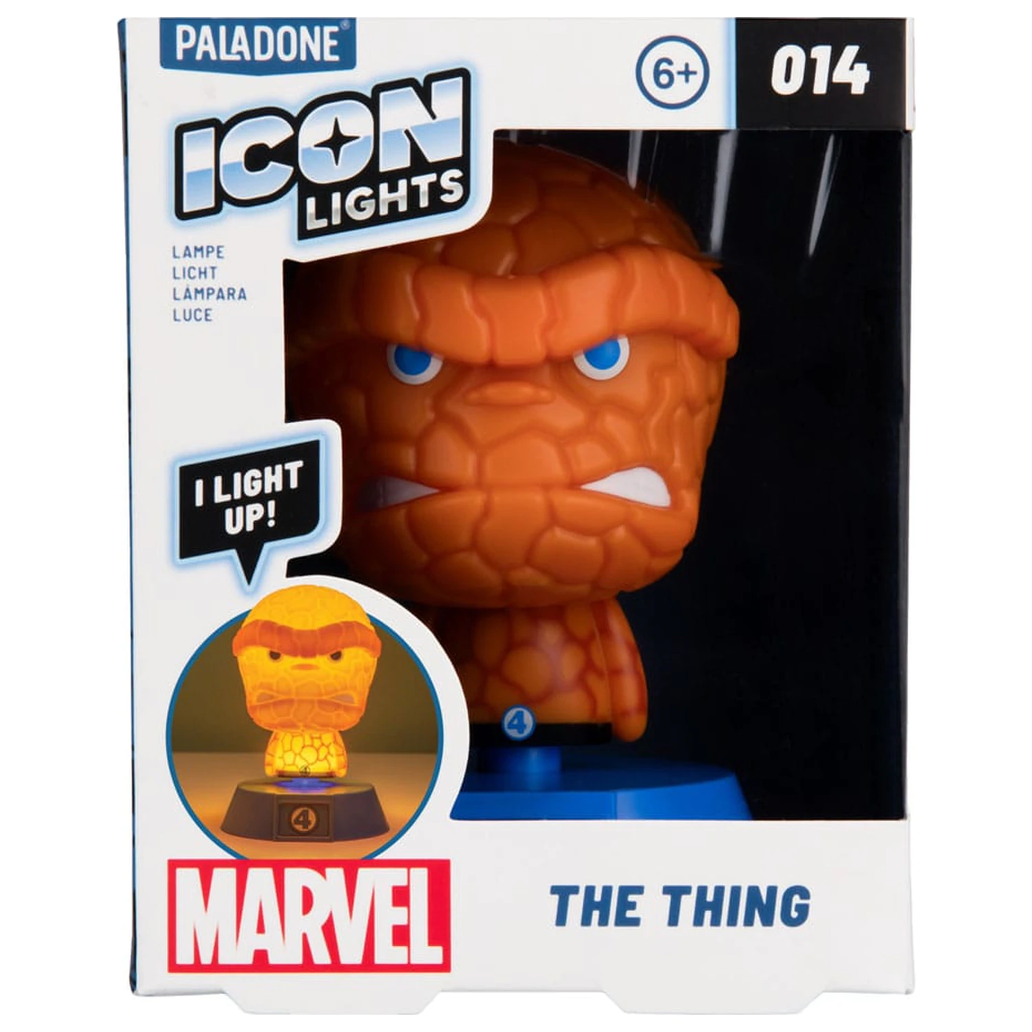 Fantastic Four The Thing Icons lámpa 11 cm termékfotó