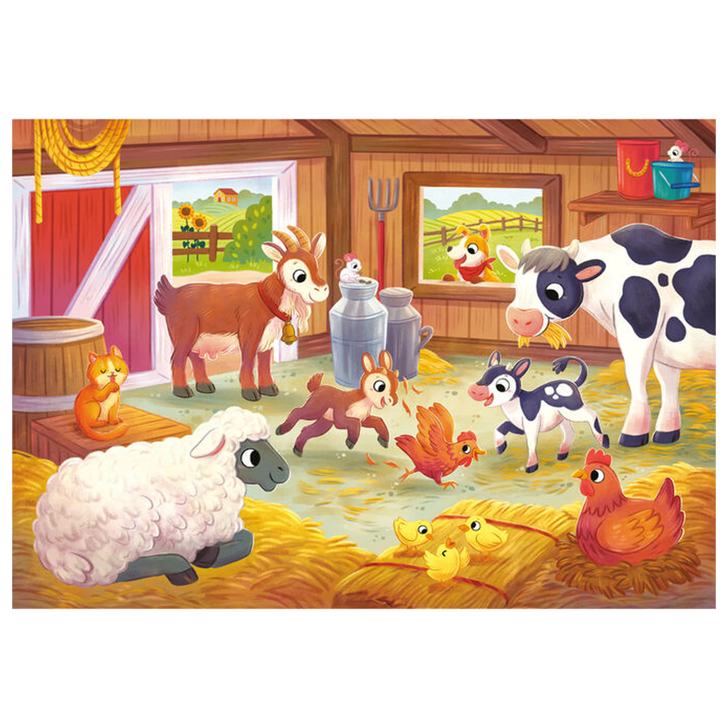 Farm puzzle 2x20db-os termékfotó