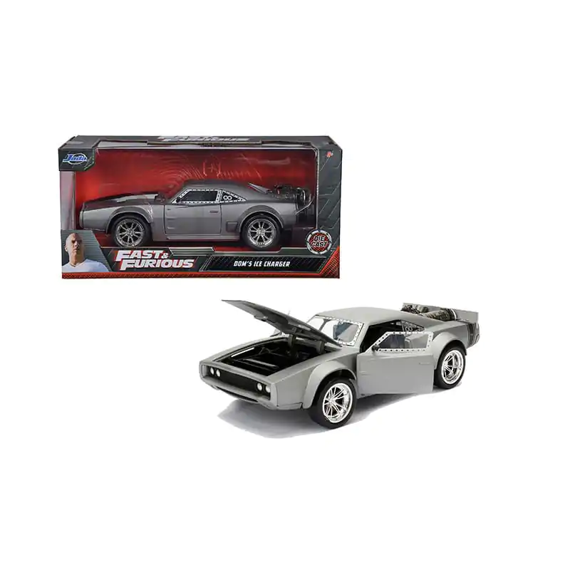 Fast &amp; Furious 8 Diecast Model 1/24 Dom's Ice Charger termékfotó