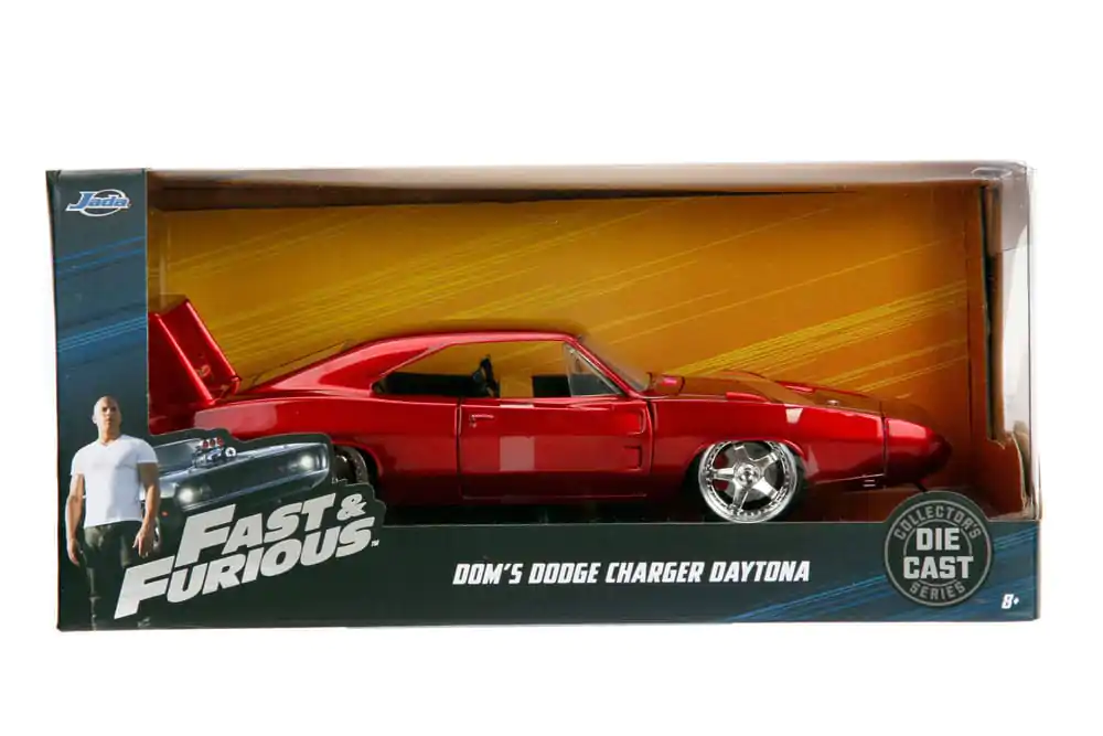 Fast &amp; Furious Diecast Model 1/24 1969 Dodge Charger Daytona fém autómodell termékfotó