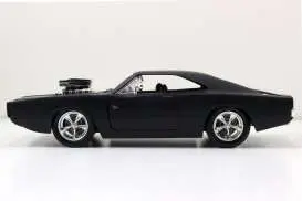 Fast &amp; Furious Diecast Model 1/24 1970 Dodge Charger Matt Black termékfotó