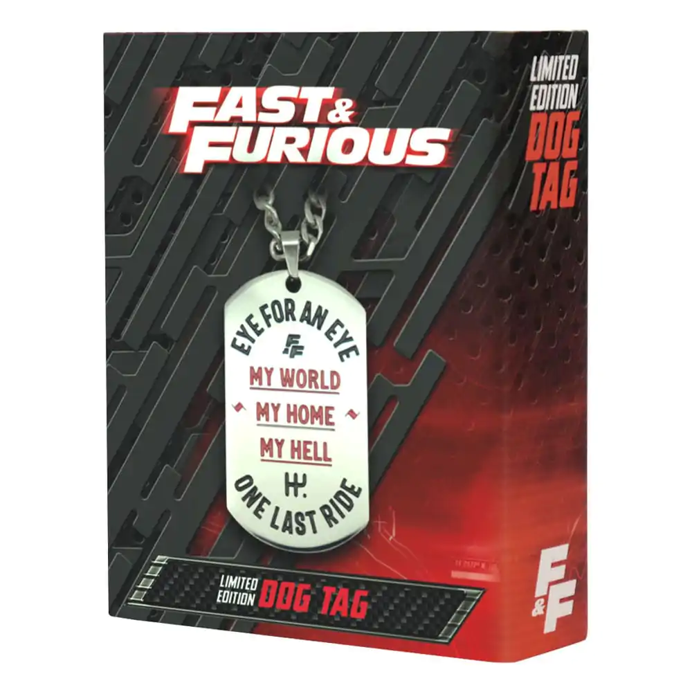 Fast &amp; Furious dögcédula lánccal termékfotó