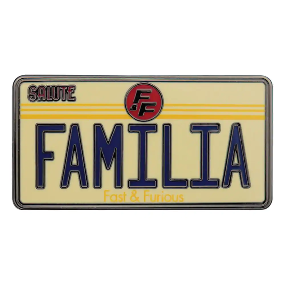 Fast &amp; Furious Familia rendszámtábla kitűző termékfotó