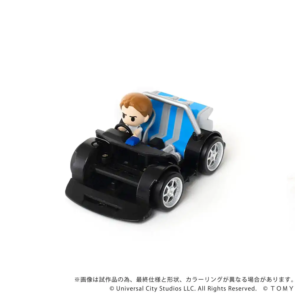 Fast &amp; Furious Q-Village jármű és mini-figura Nissan Skyline GT-R (R34) 9 cm termékfotó