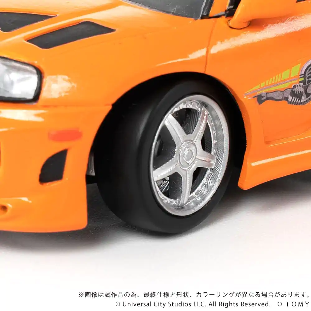 Fast &amp; Furious Q-Village jármű és mini-figura Toyota Supra JZA80 9 cm termékfotó