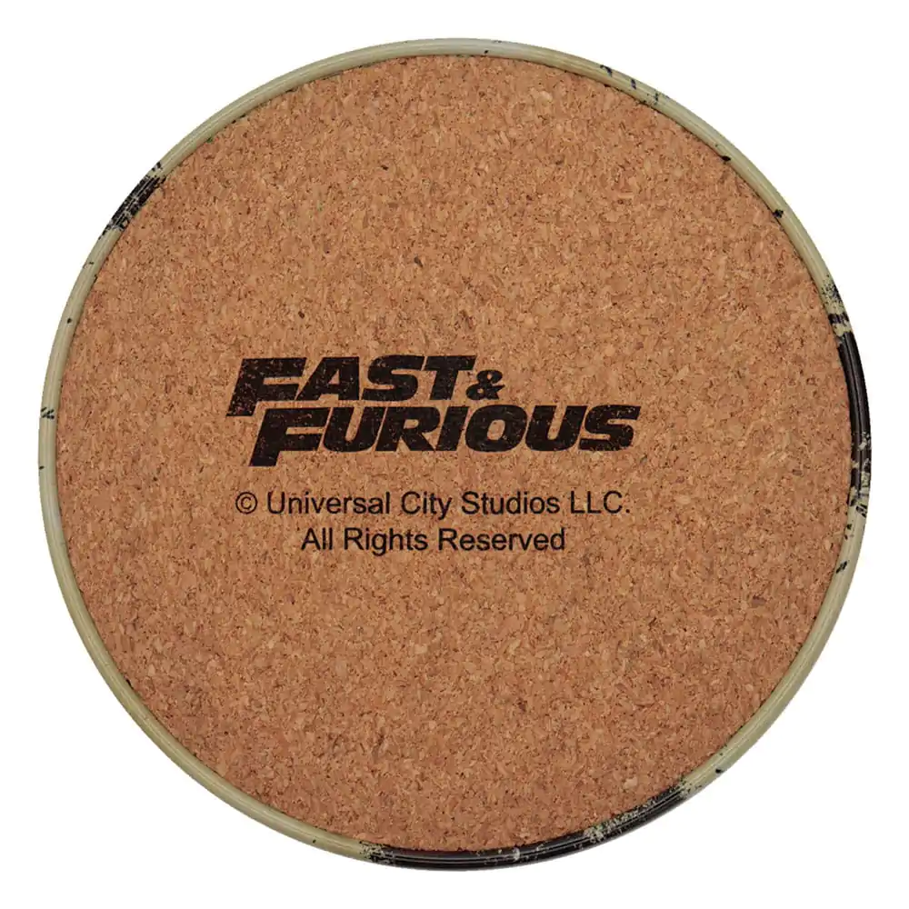 Fast &amp; Furious Vintage Style 4 db-os poháralátét csomag termékfotó