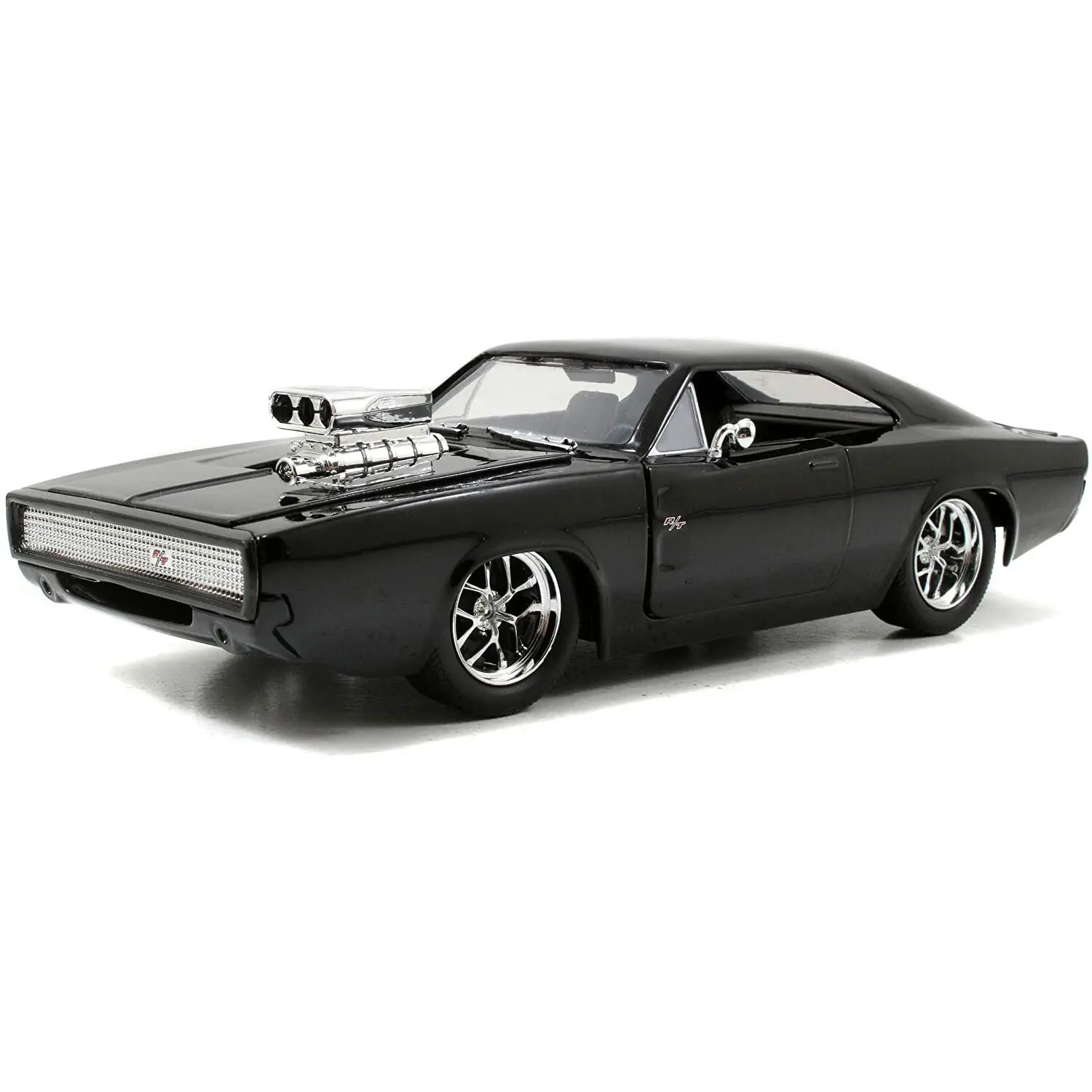 Fast and Furious Dom figura és Dodge Charger R/T fém autó termékfotó
