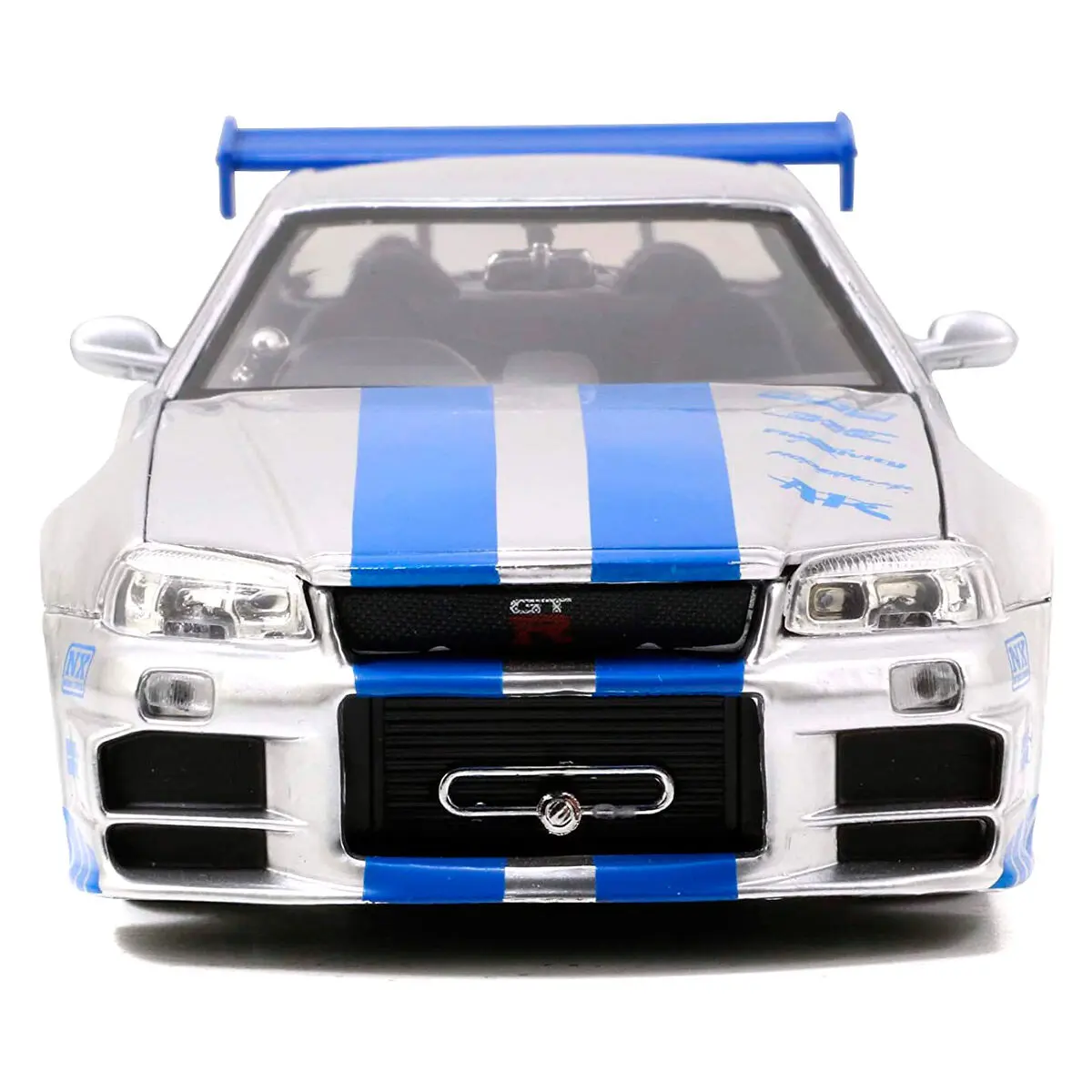 Fast and Furious Nissan Skyline GT-R BNR34 fém autó termékfotó