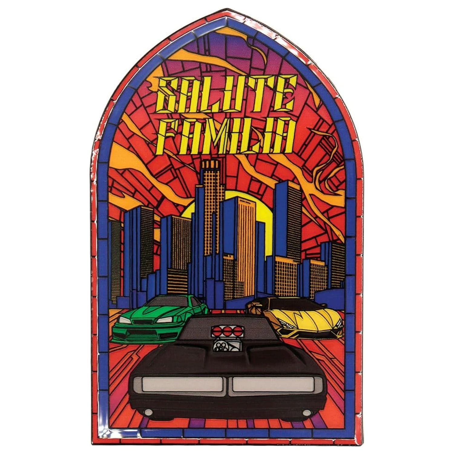 Fast & Furious Ingot Stained Glass Style Metal termékfotó