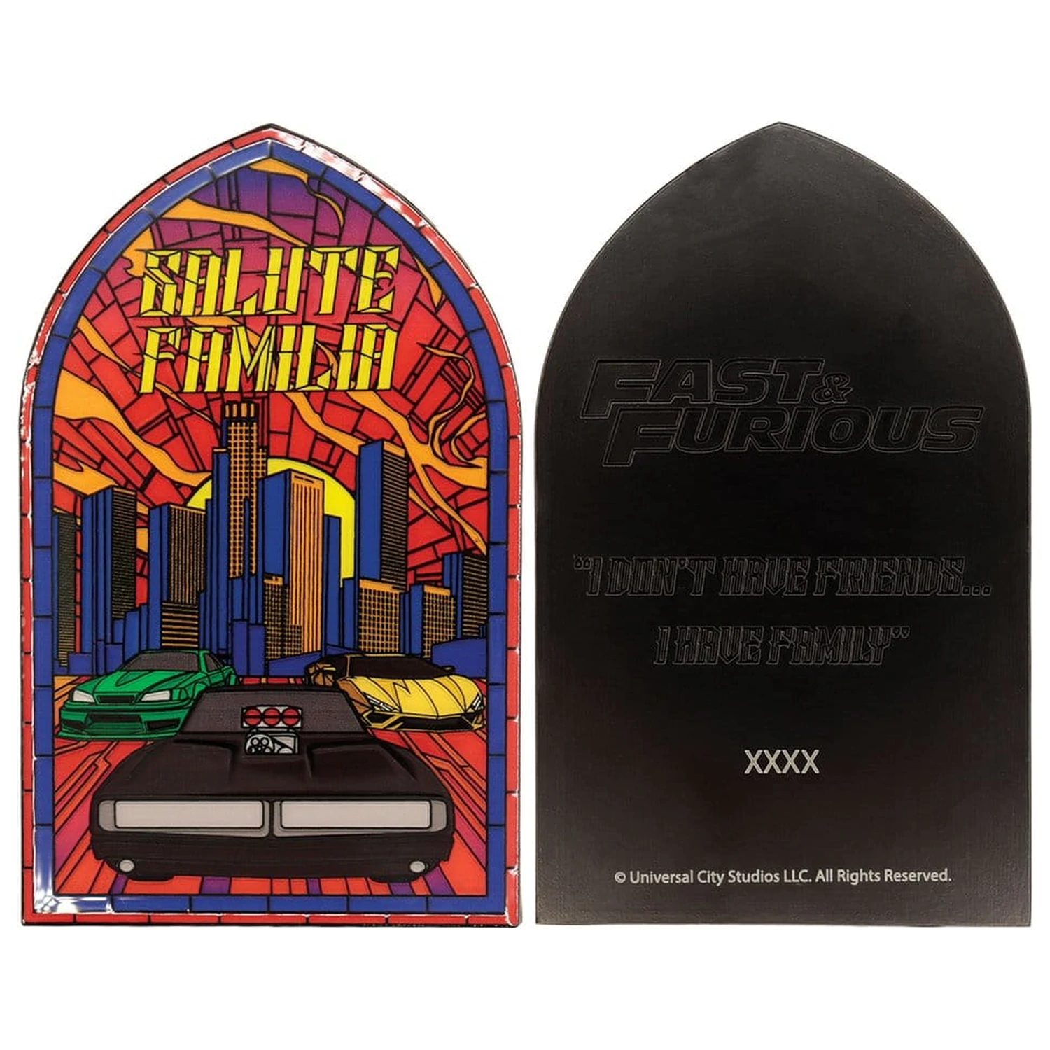Fast & Furious Ingot Stained Glass Style Metal termékfotó
