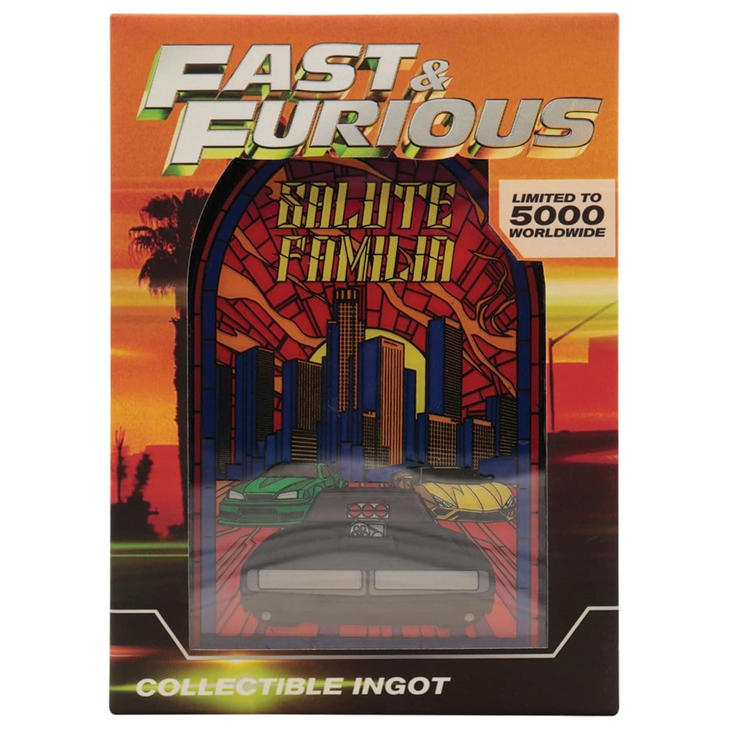 Fast & Furious Ingot Stained Glass Style Metal termékfotó