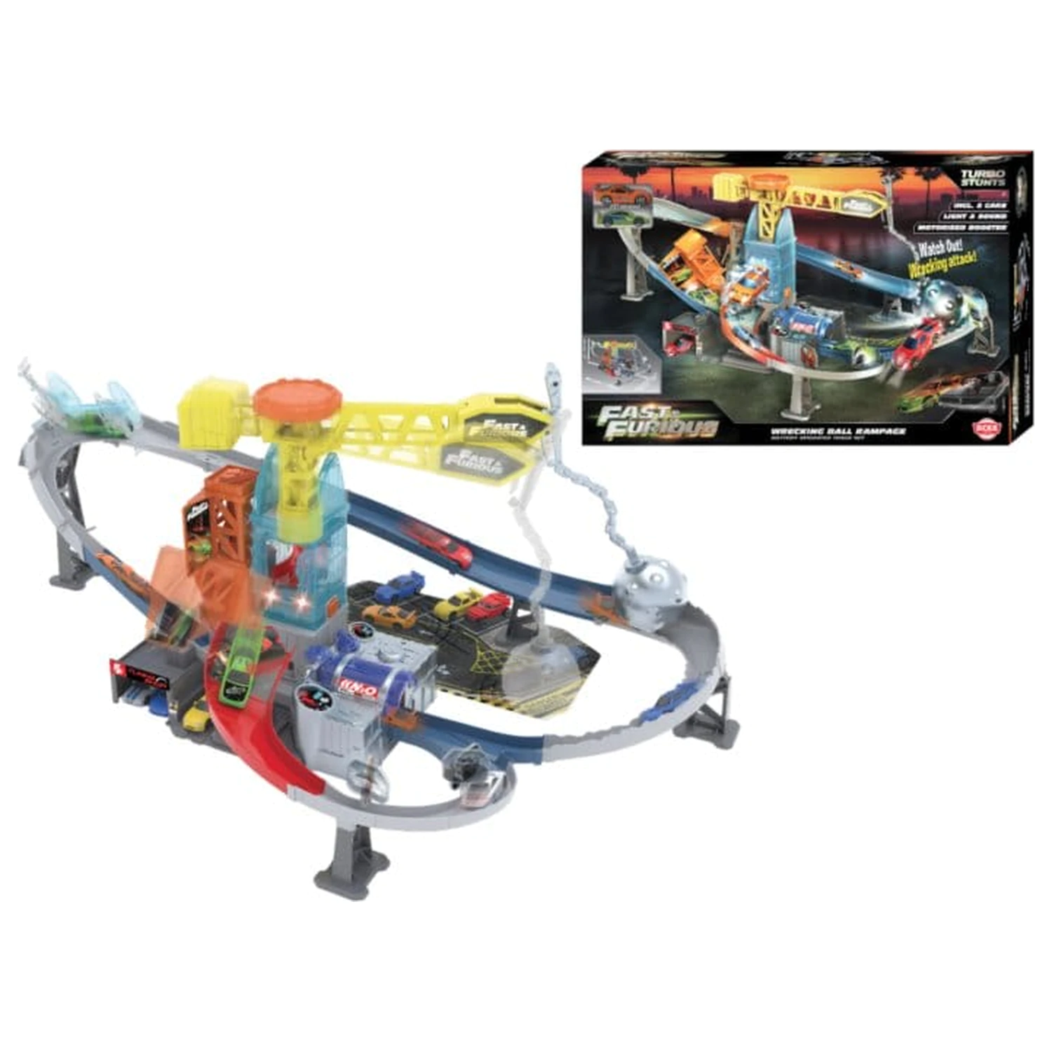Fast & Furious játékkészlet Wrecking Ball Rampage 37 cm termékfotó