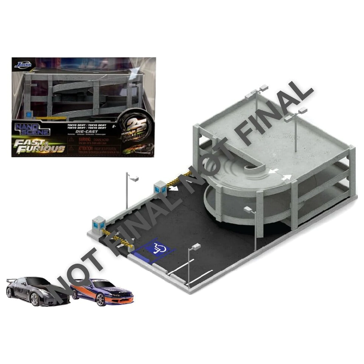 Fast & Furious Nano Scene Diorama Tokyo Drift Garage termékfotó