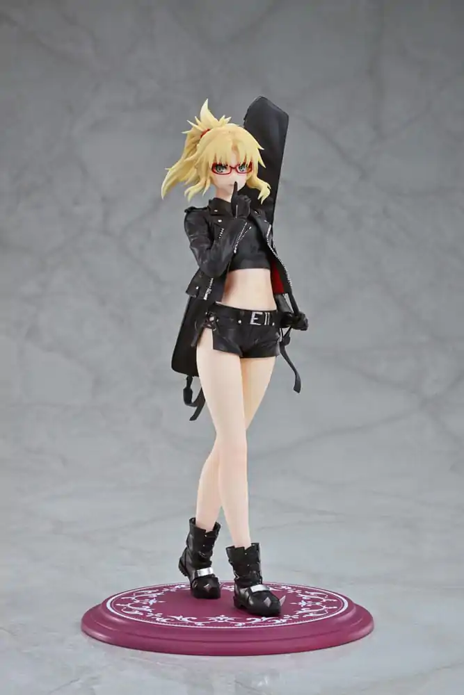 Fate/Apocrypha 1/7 Red Saber (Mordred) Original Glasses Model Ver. PVC szobor figura 22 cm termékfotó