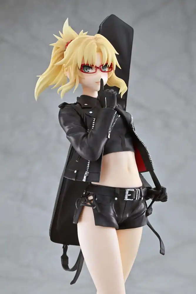 Fate/Apocrypha 1/7 Red Saber (Mordred) Original Glasses Model Ver. PVC szobor figura 22 cm termékfotó