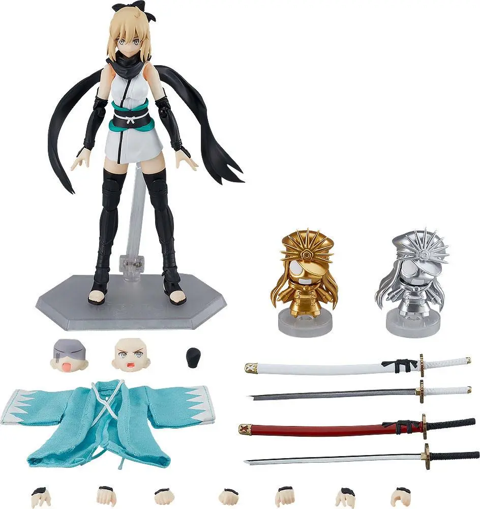 Fate/Grand Order Figma Saber/Okita Souji Ascension Version akciófigura 14 cm termékfotó