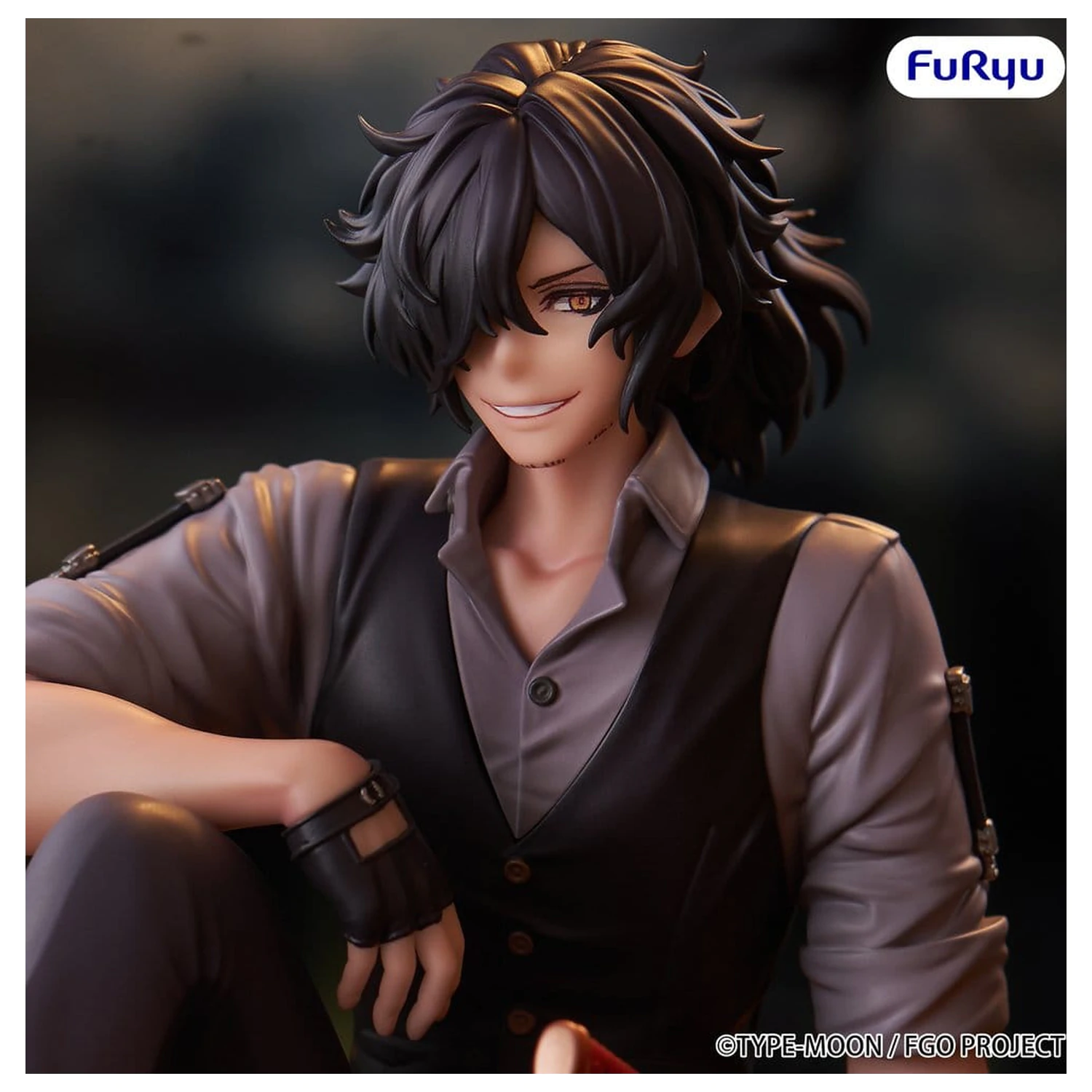Fate/Grand Order Noodle Stopper PVC figura Assassin Izou Okada Awesome Dapper Suit 9 cm termékfotó