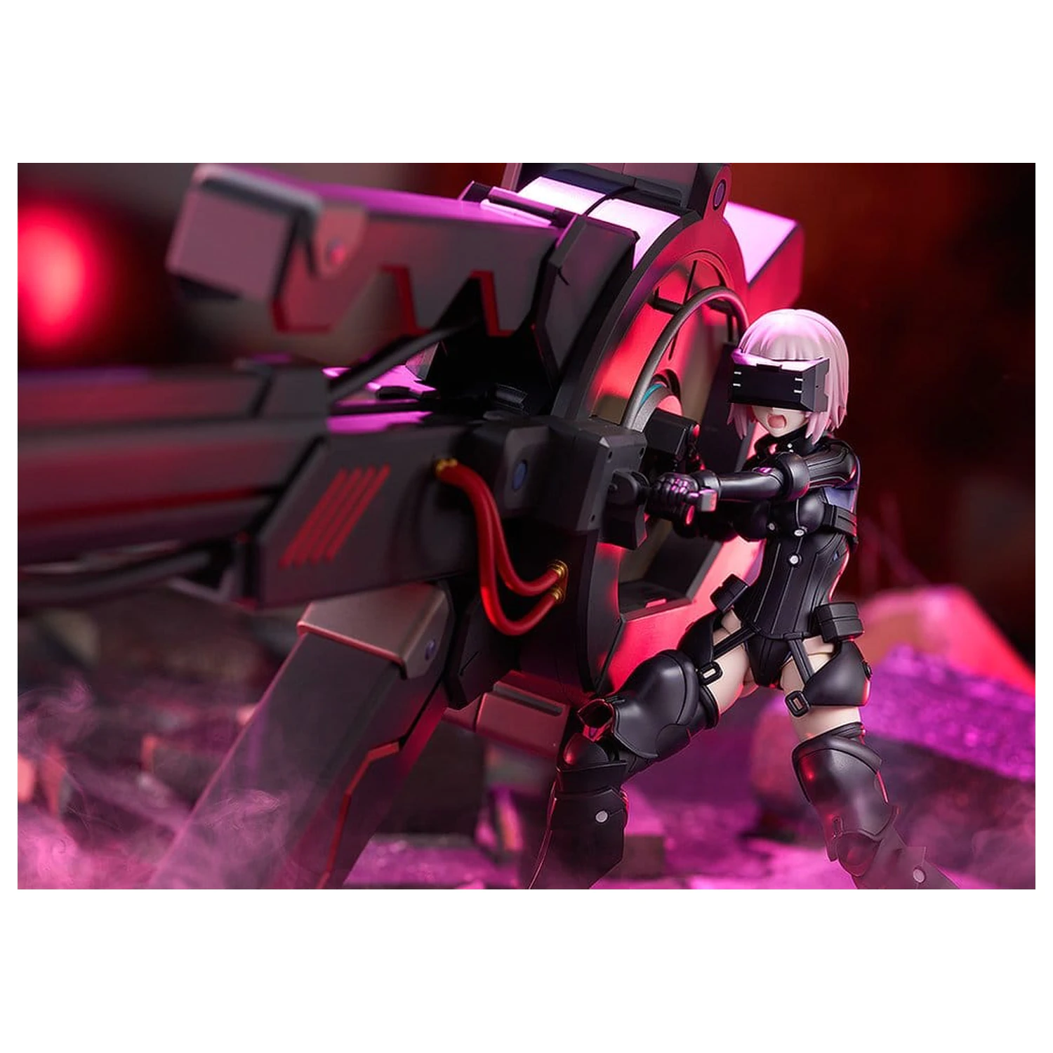 Fate/Grand Order Plamatea Műanyag modell készlet Shielder/Mash Kyrielight (Ortinax) Black Barrel Edition 17 cm termékfotó