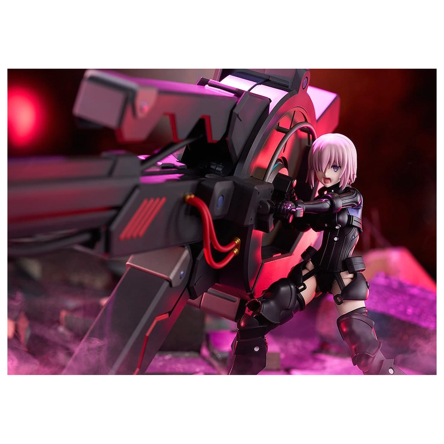 Fate/Grand Order Plamatea Műanyag modell készlet Shielder/Mash Kyrielight (Ortinax) Black Barrel Edition 17 cm termékfotó