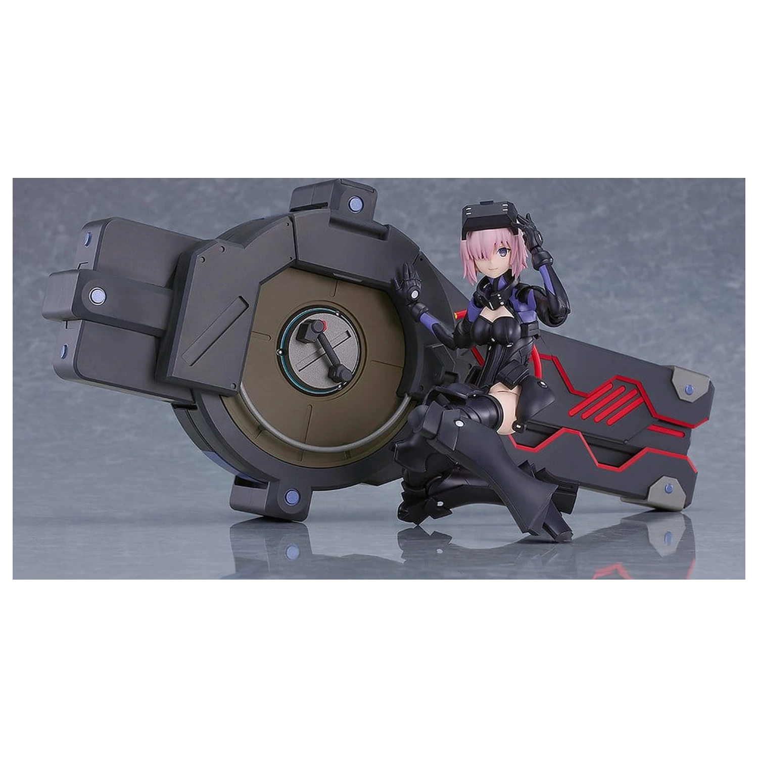 Fate/Grand Order Plamatea Műanyag modell készlet Shielder/Mash Kyrielight (Ortinax) Black Barrel Edition 17 cm termékfotó