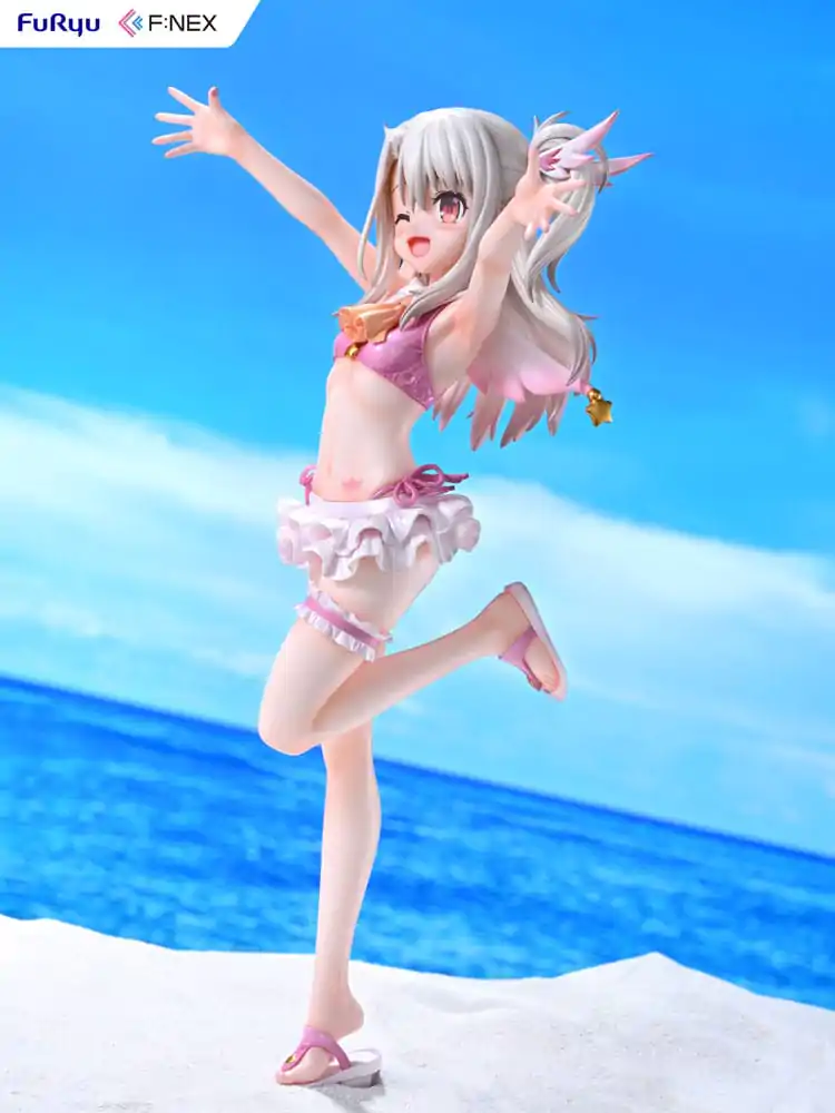 Fate/Kaleid F:NEX 1/7 Illyasviel von Einzbern Swimsuit Ver. PVC szobor figura 20 cm termékfotó