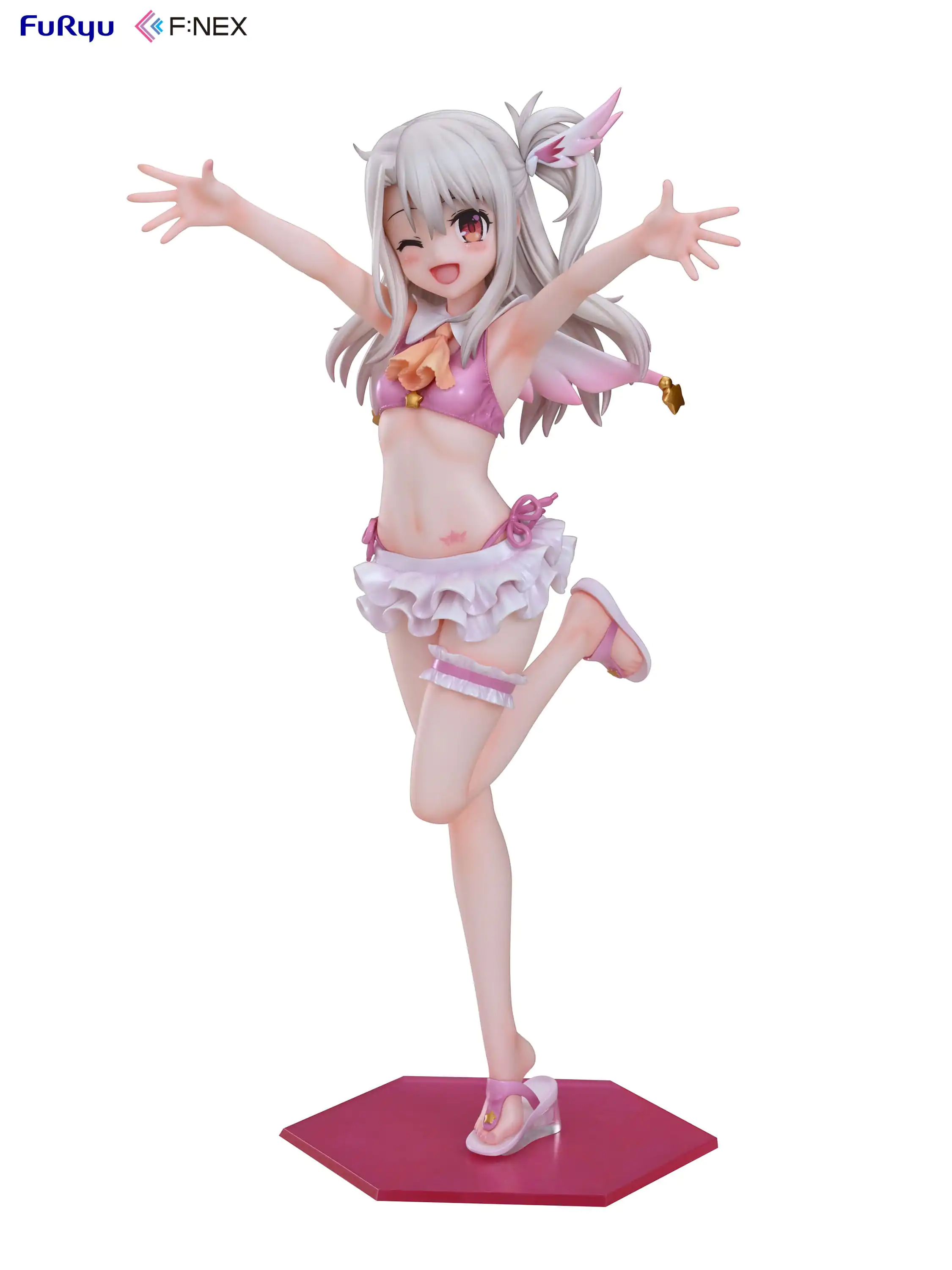 Fate/Kaleid F:NEX 1/7 Illyasviel von Einzbern Swimsuit Ver. PVC szobor figura 20 cm termékfotó