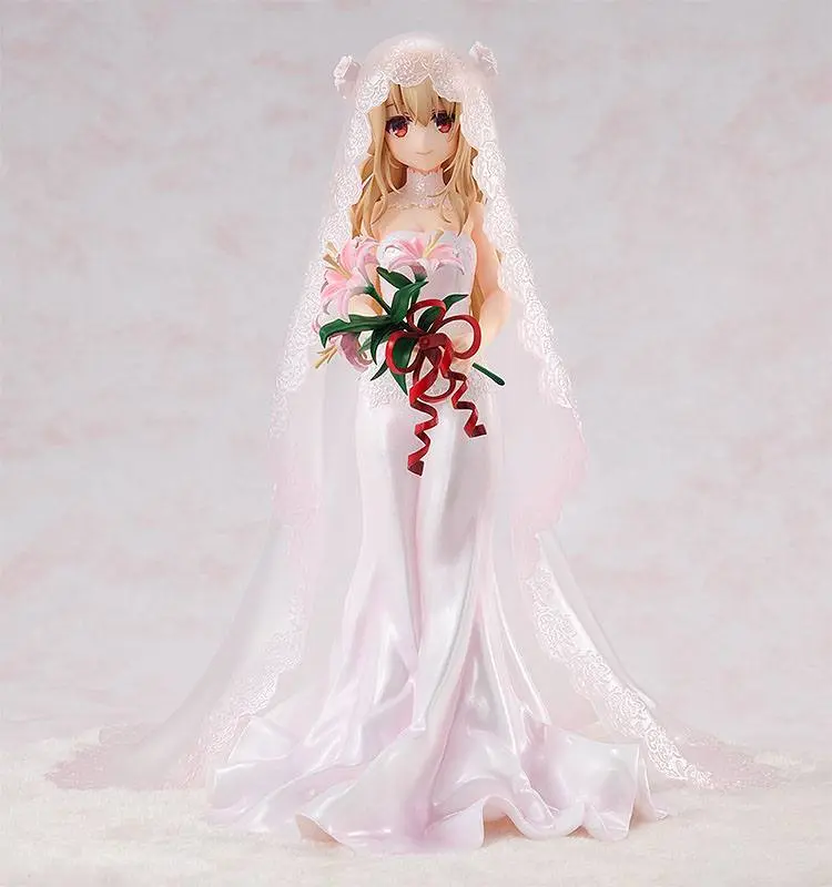 Fate/kaleid liner Prisma Illya 1/7 Illyasviel von Einzbern: Wedding Dress Ver. PVC szobor figura 21 cm termékfotó