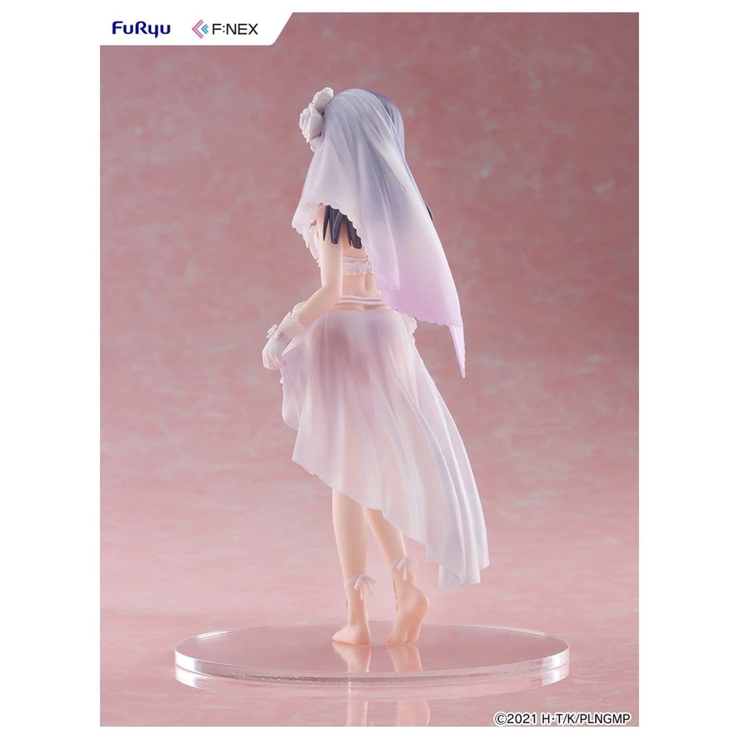 Fate/kaleid liner Prisma Illya: Licht - The Nameless Girl F:NEX PVC figura 1/7 Miyu Edelfelt Wedding Swimsuit Ver. 21 cm termékfotó