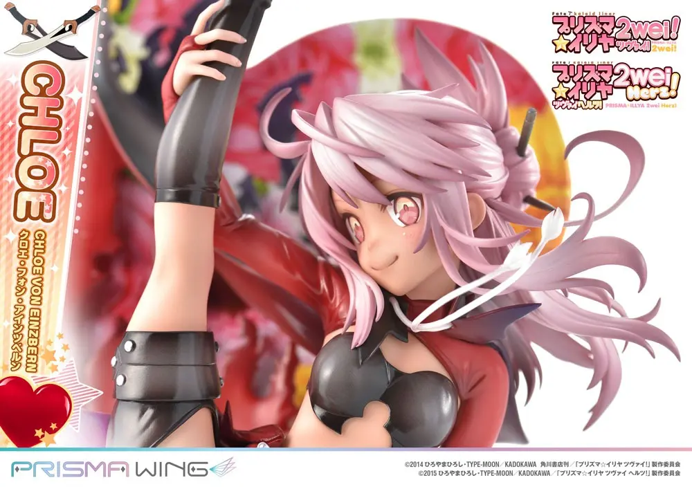 Fate/kaleid liner Prisma Illya Prisma Wing 1/7 Chloe von Einzbern PVC szobor figura 20 cm termékfotó